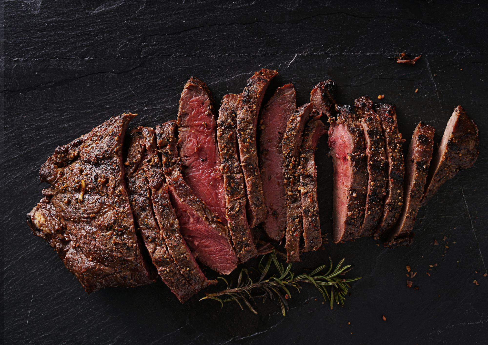 Pokrojony stek wołowy premium